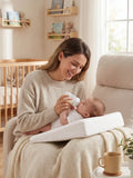 Almofada em cunha para bebé — espuma viscoelástica, capa lavável
