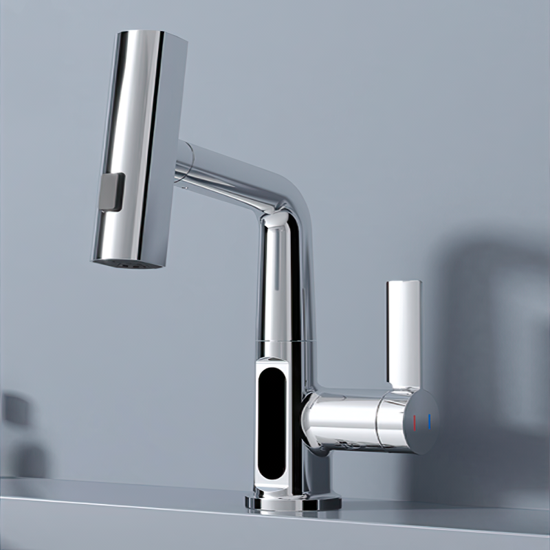 Smartfaucet Pro — Torneira inteligente com rotação de 360° e ecrã digital