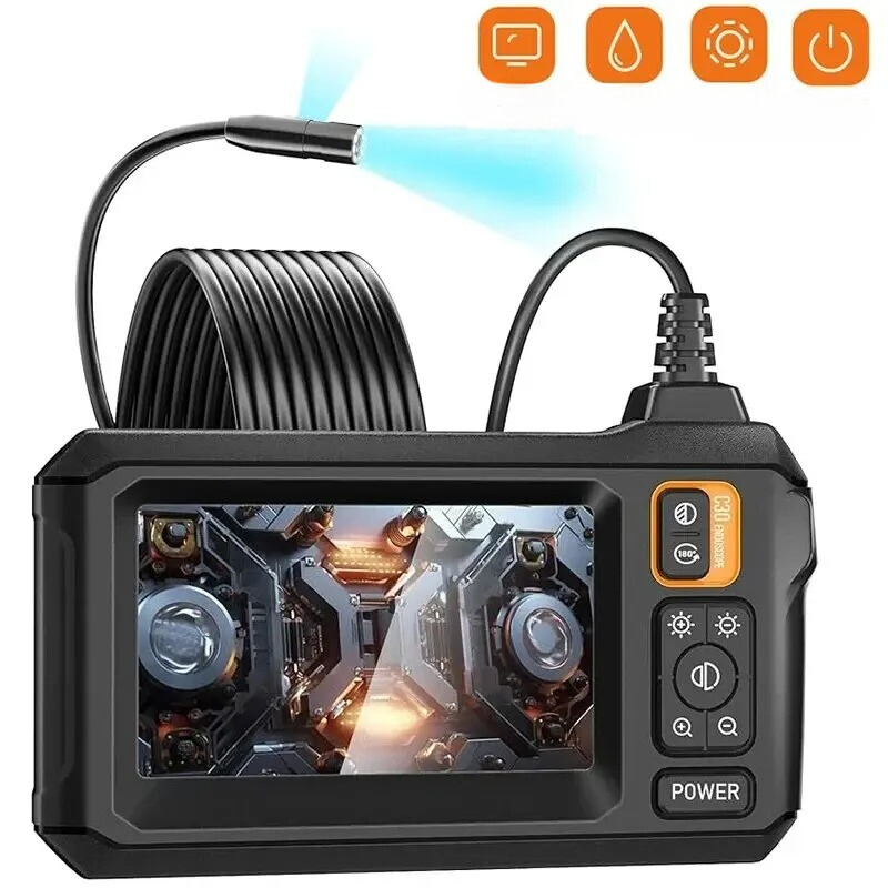 Industrial Endoscope Inspection Camera – 1080p Hd With 4.3-Inch Display Adjustable Lens | Filindra
