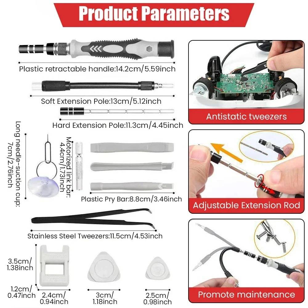 115-in-1 Bit Screwdriver Set | Filindra