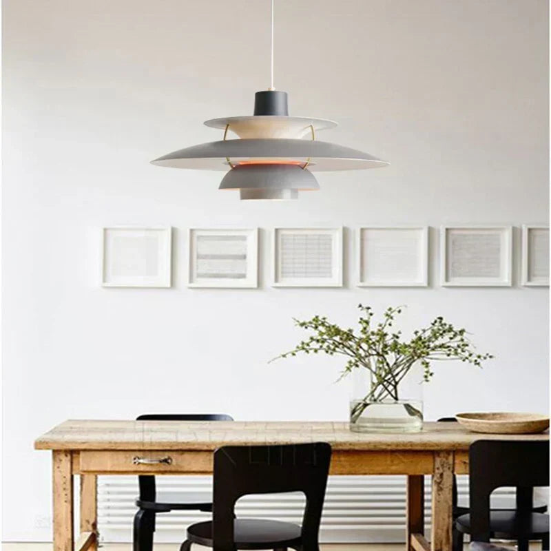 Morandi modern LED-hänglampa — färgglad skärm