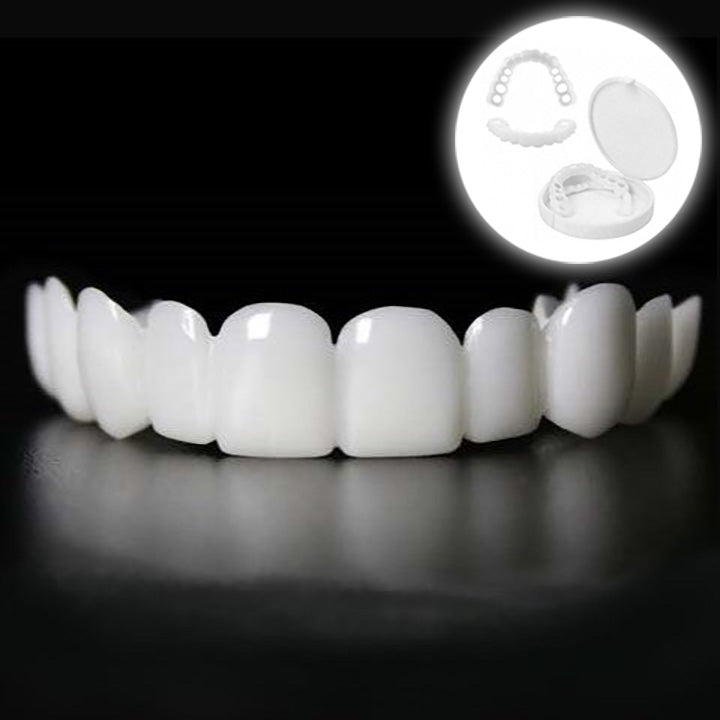 Facettes dentaires amovibles NovaBright pour dents supérieures et inférieures — sourire naturel instantané