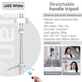 Bluetooth-Selfie-Stick-Stativ — ausziehbarer 4-teiliger 360°-Halter