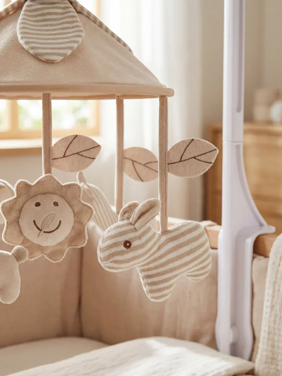 Soothing Wooden Baby Musical Mobile — Support Arm