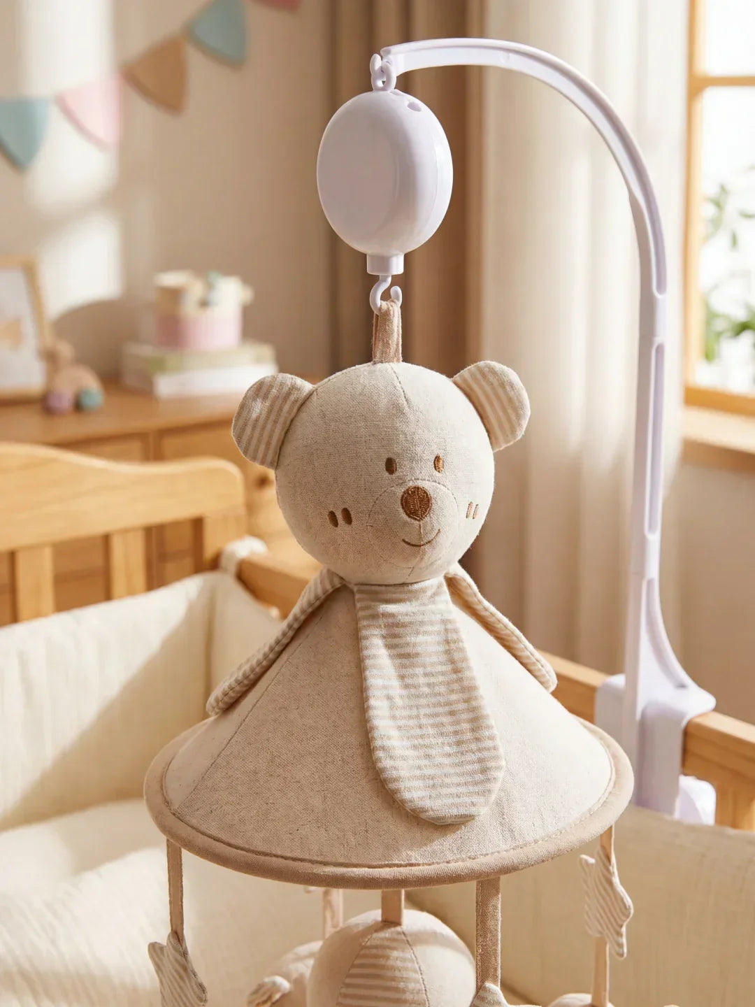 Soothing Wooden Baby Musical Mobile — Support Arm