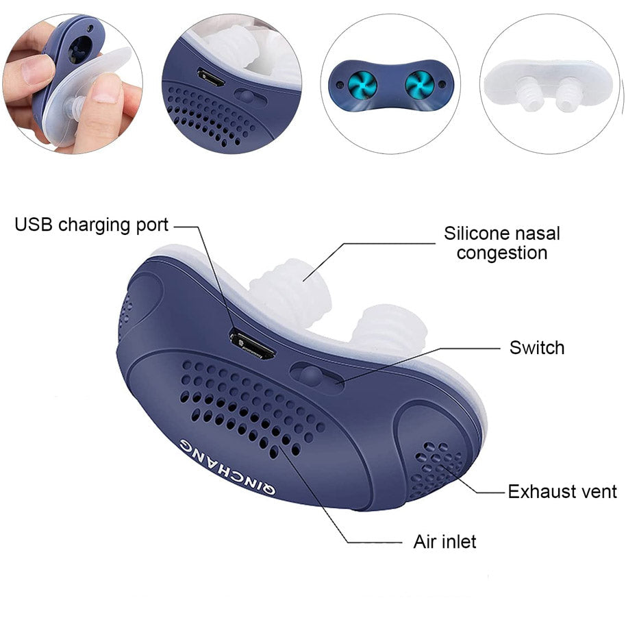 World's First Micro CPAP — Cordless, Portable, Without Mask Sleep Apnea Device