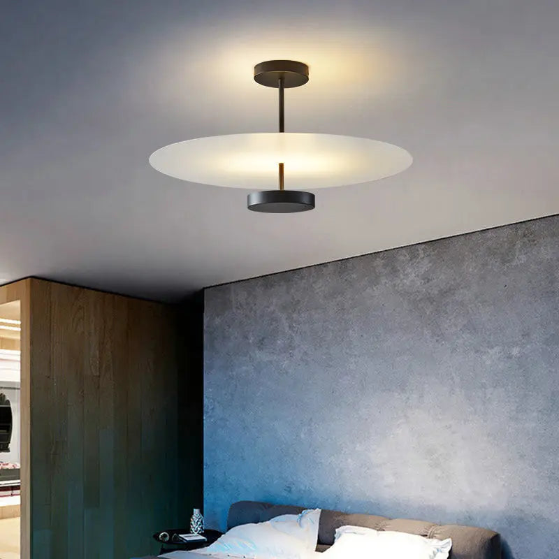 NordAero Circular Nordic Chandelier — Integrated LED Ceiling Fixture