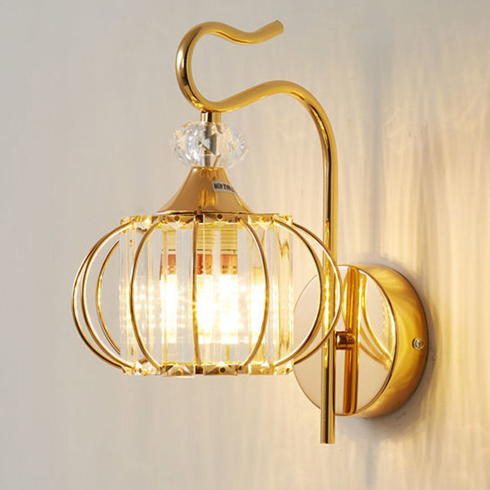 Kyris Industrial Iron And LED Wall Light With Artistic Silhouette