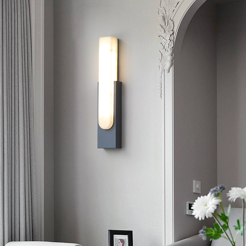Quellara Marble Wall Light With Soft Ambient Glow For Modern Interiors