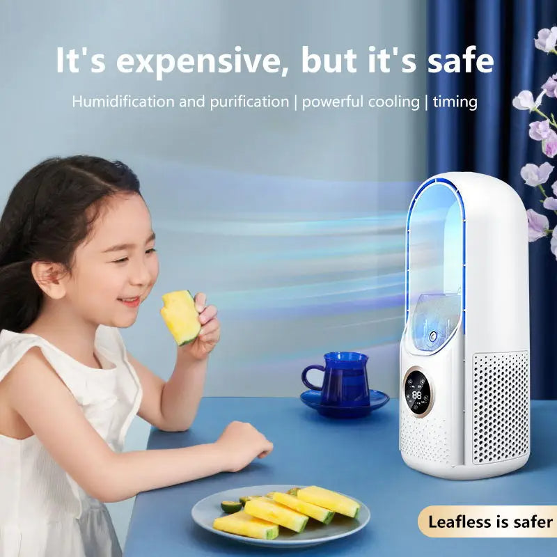 Bladeless Portable Air Conditioner with LED Display | Filindra