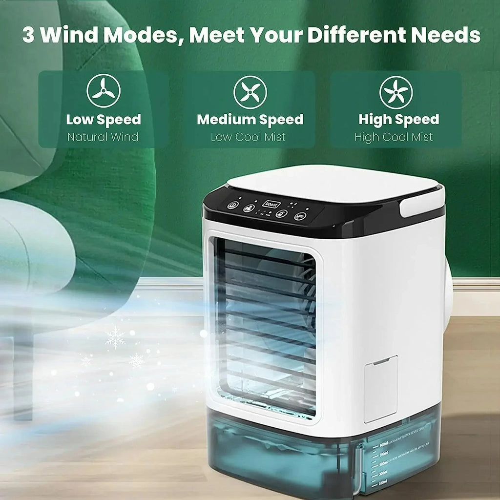 3-Speed Portable Aircon with Ultrasonic Cooling | Filindra