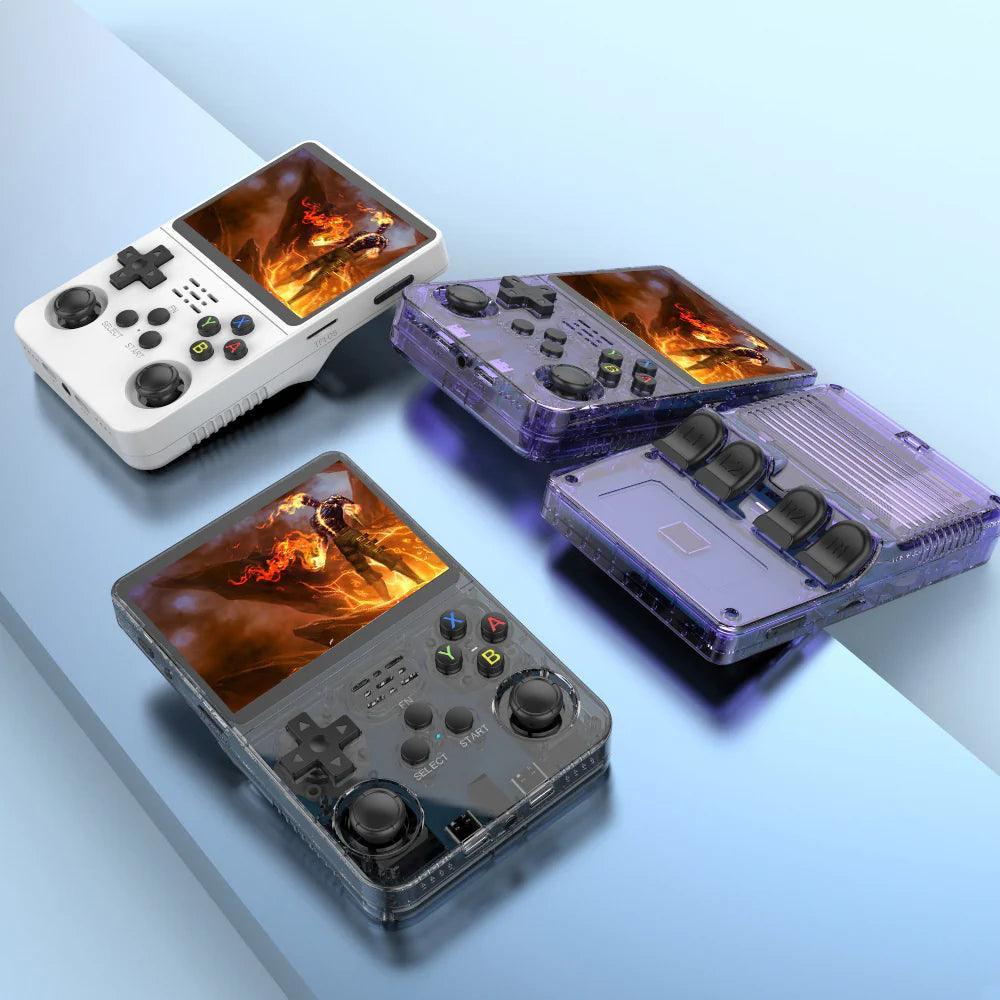 Retrohandhållen spelkonsol — HD-skärm, USB-laddning
