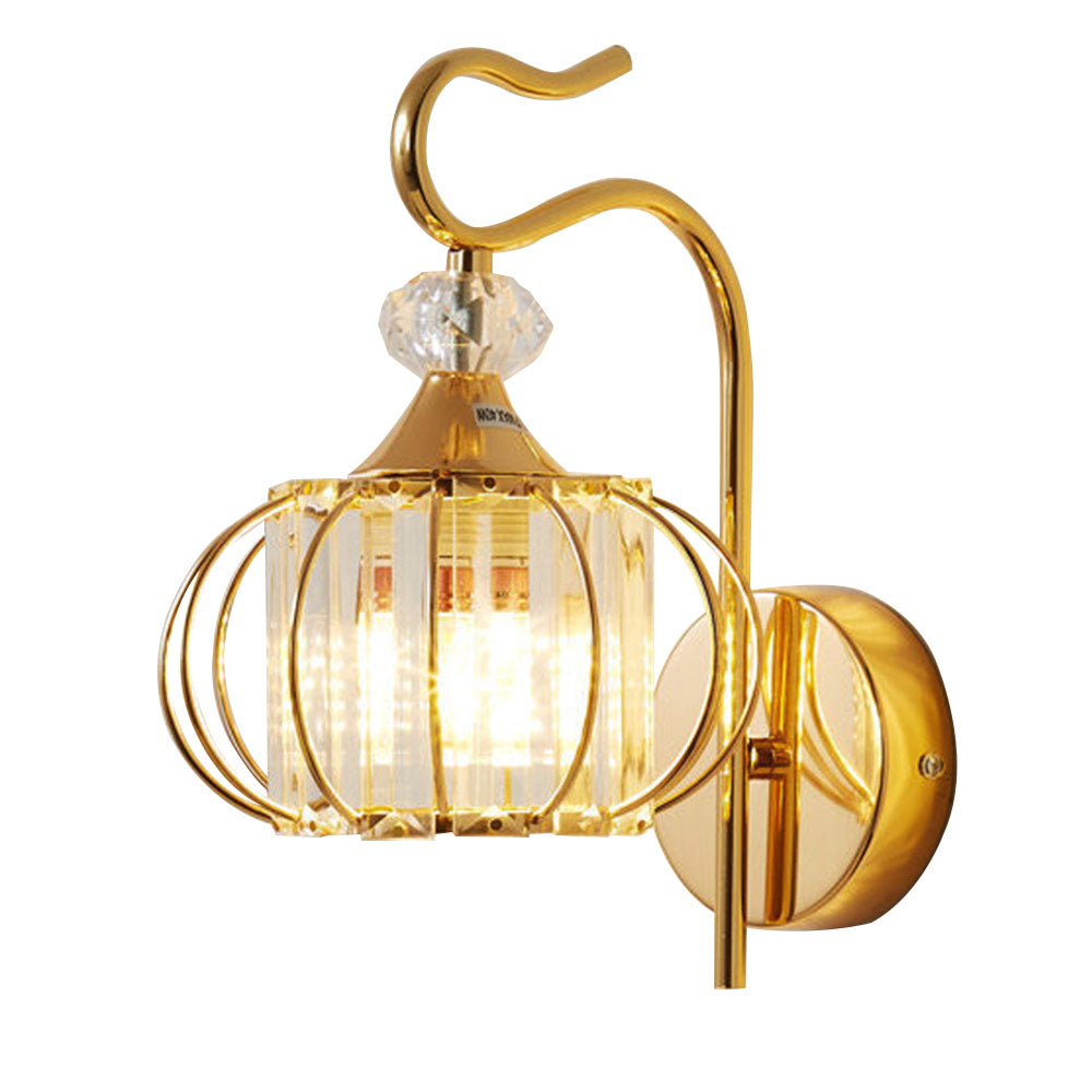 Kyris Industrial Iron And LED Wall Light With Artistic Silhouette