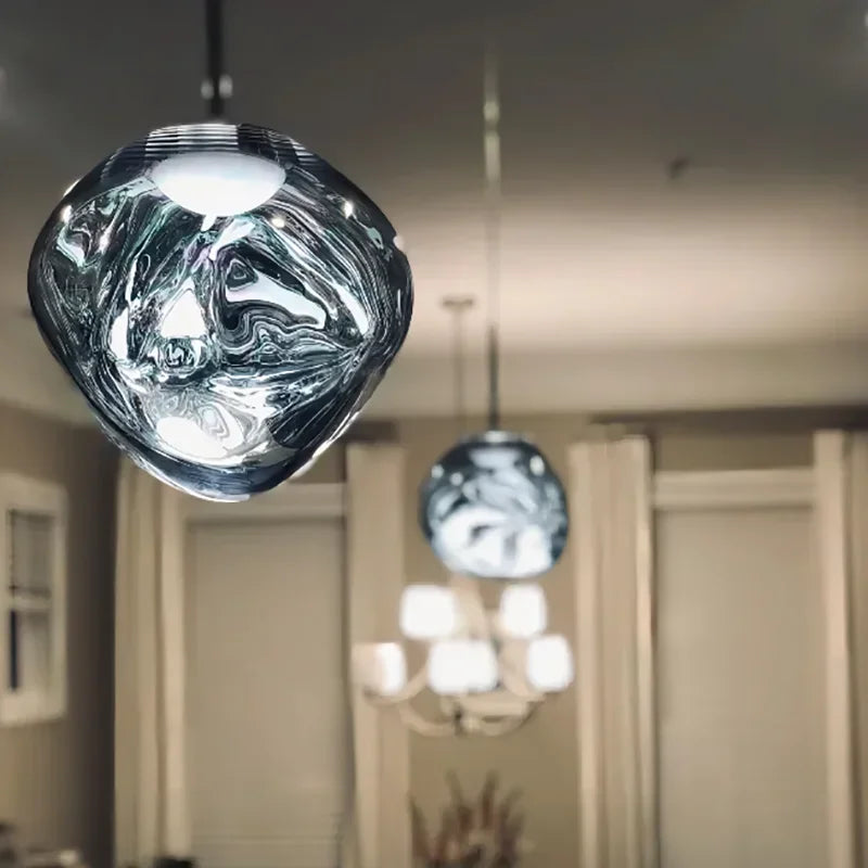 Fjordline Nordic Pendant Light — Clear Glass, Clean Lines, Four Size Options