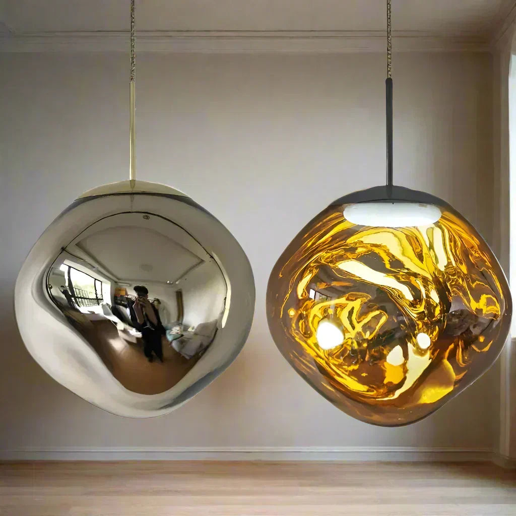 Fjordline Nordic Pendant Light — Clear Glass, Clean Lines, Four Size Options