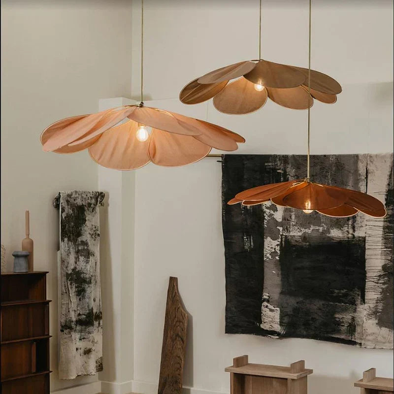Petal Pendant Lights — Floral-Inspired Modern Ceiling Fixture