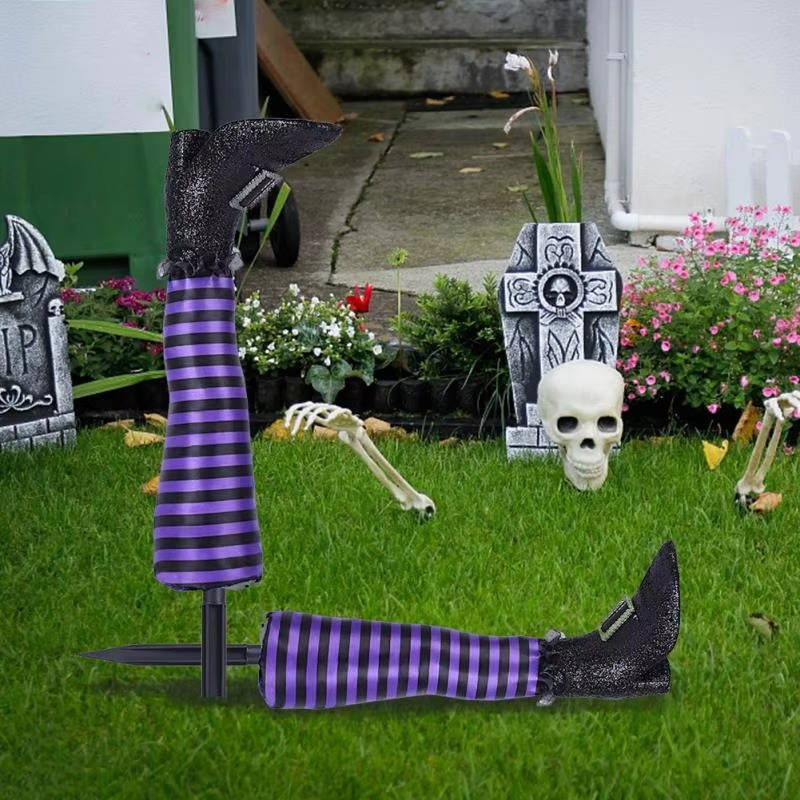 Witch Legs Halloween Decoration | Filindra