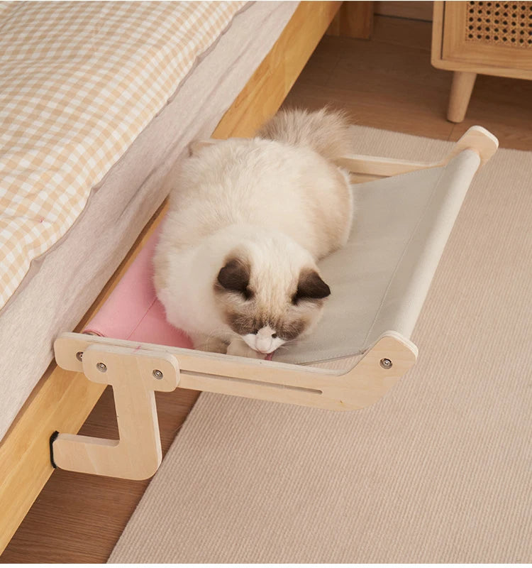 Wooden Cat Hammock Bed | Filindra