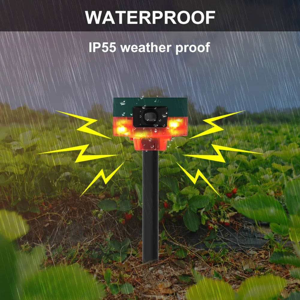 360 Degree Solar Repeller For Pigeon Bird Wild Boar Rabbit Deer | Filindra