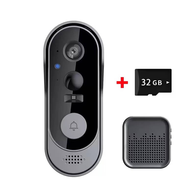 Wireless Smart Video Doorbell | No Subscription Needed | High Definition Camera Doorbell | Filindra