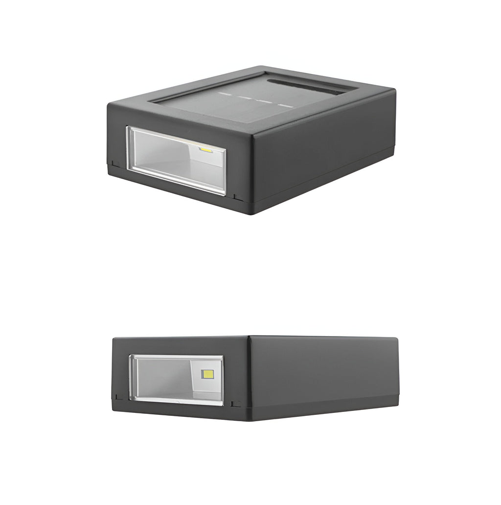 AstraLume Solar Wall Light For Outdoor Spaces IP65 Waterproof Black