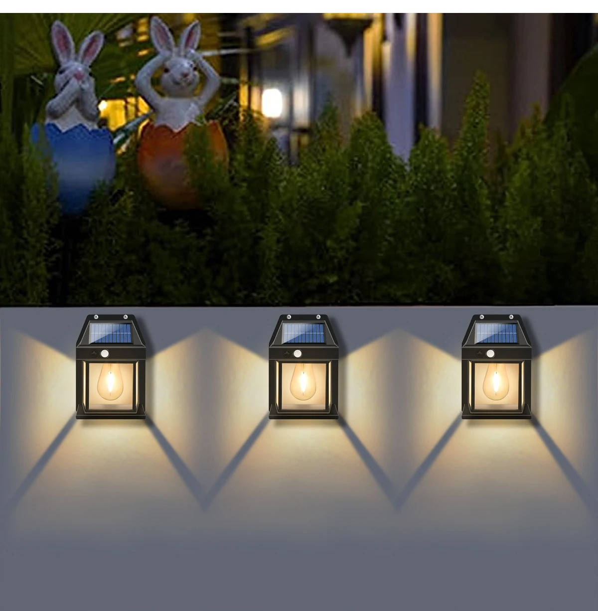 2 Set Solar Wall Lamp Outdoor | Filindra