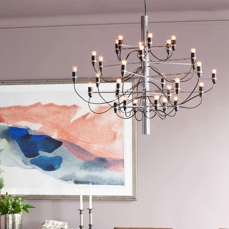 AstraPulse Radiating Arm Ceiling Light In Modern Industrial Design