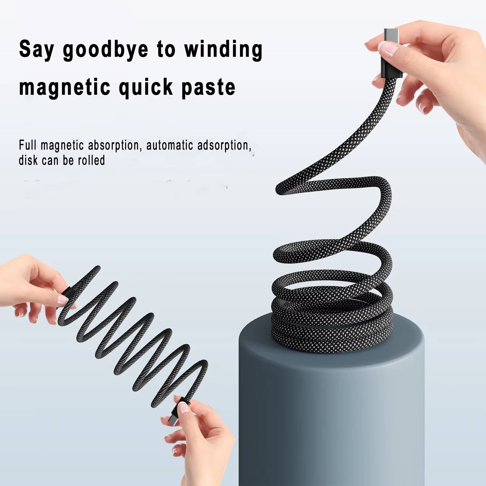 Magnetic Anti Tangle Cable Super Fast Charging | Filindra