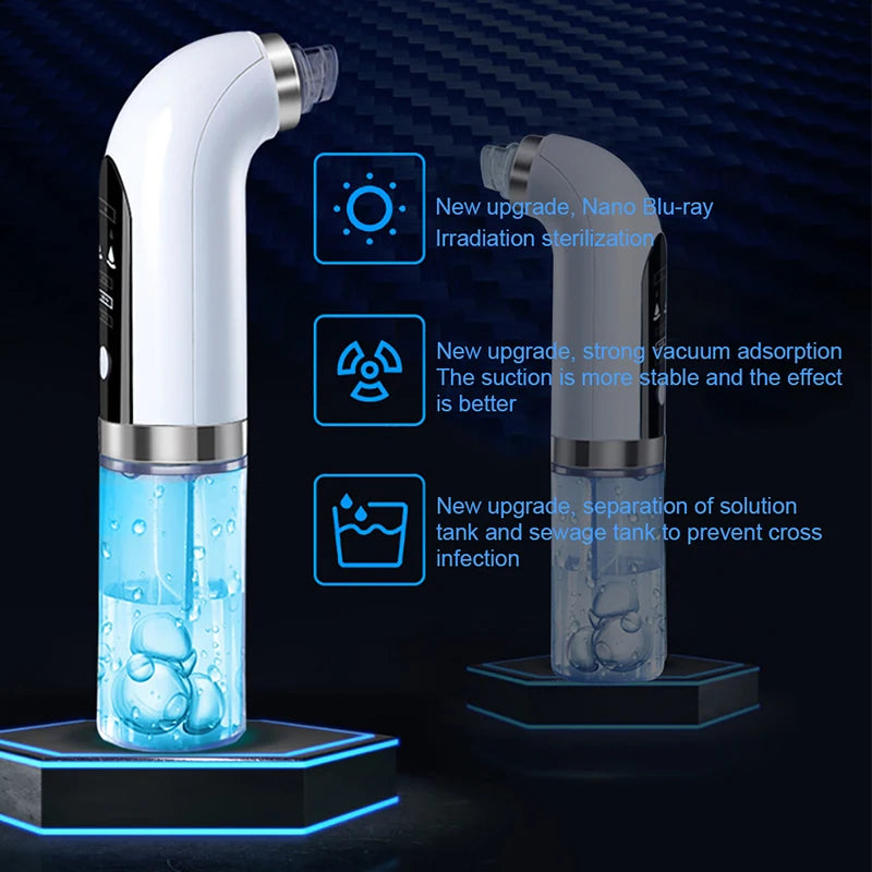 Aspirateur électrique amélioré pour points noirs et pores - nettoyage en profondeur