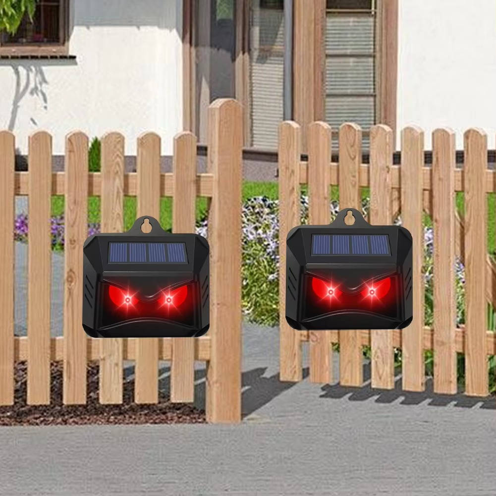 2pcs Solar Powered Ultrasonic Animal Repellent | Filindra