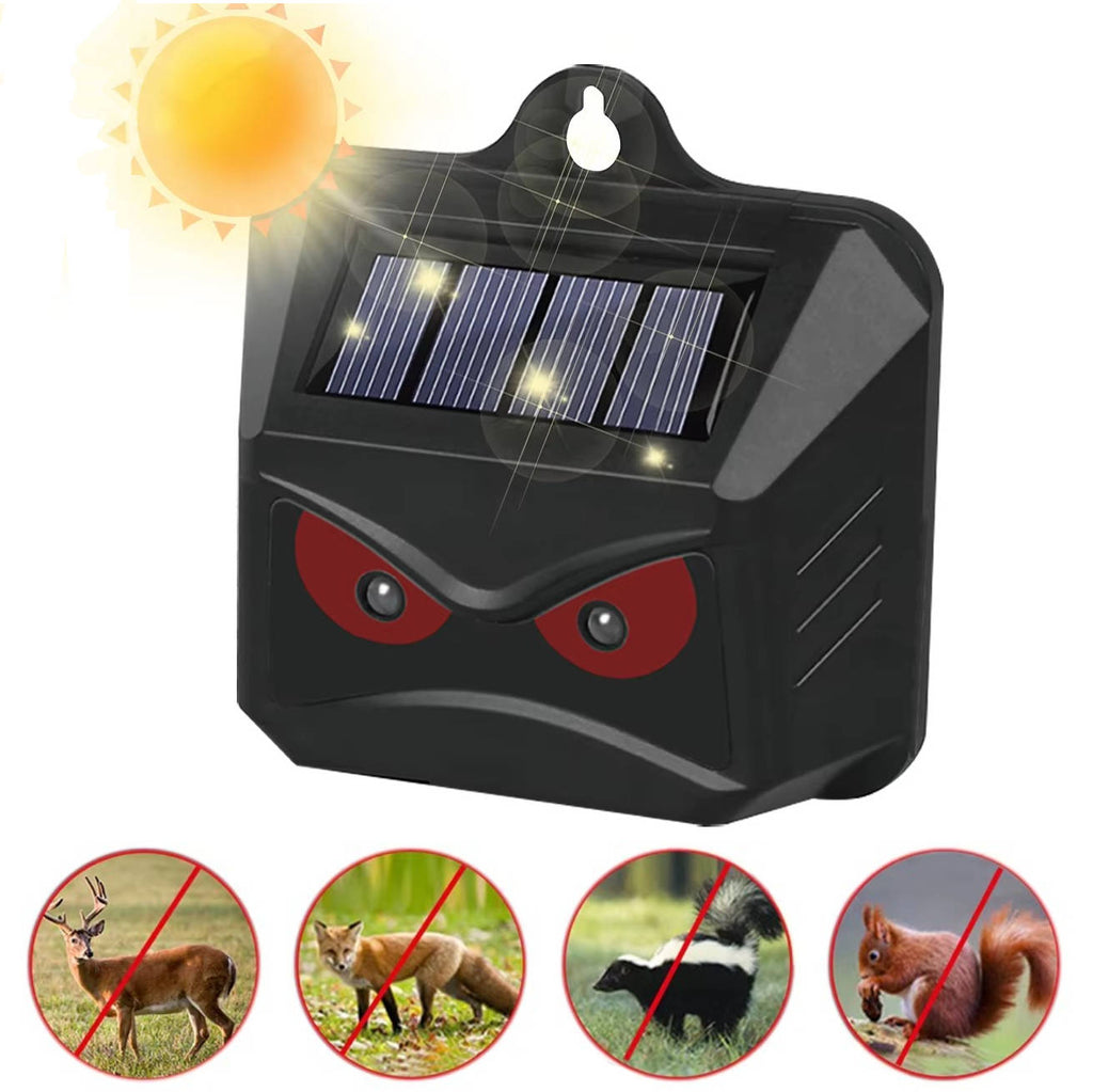 2pcs Solar Powered Ultrasonic Animal Repellent | Filindra