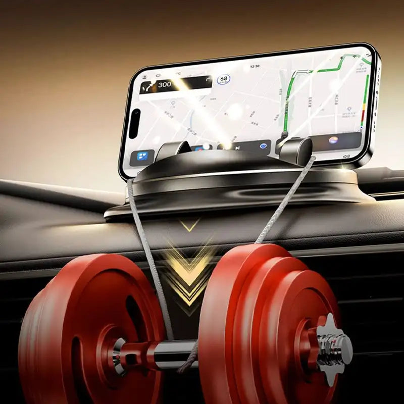 AeroMount 360-graders bilhållare för mobiltelefon — fäste för instrumentbräda och luftventil