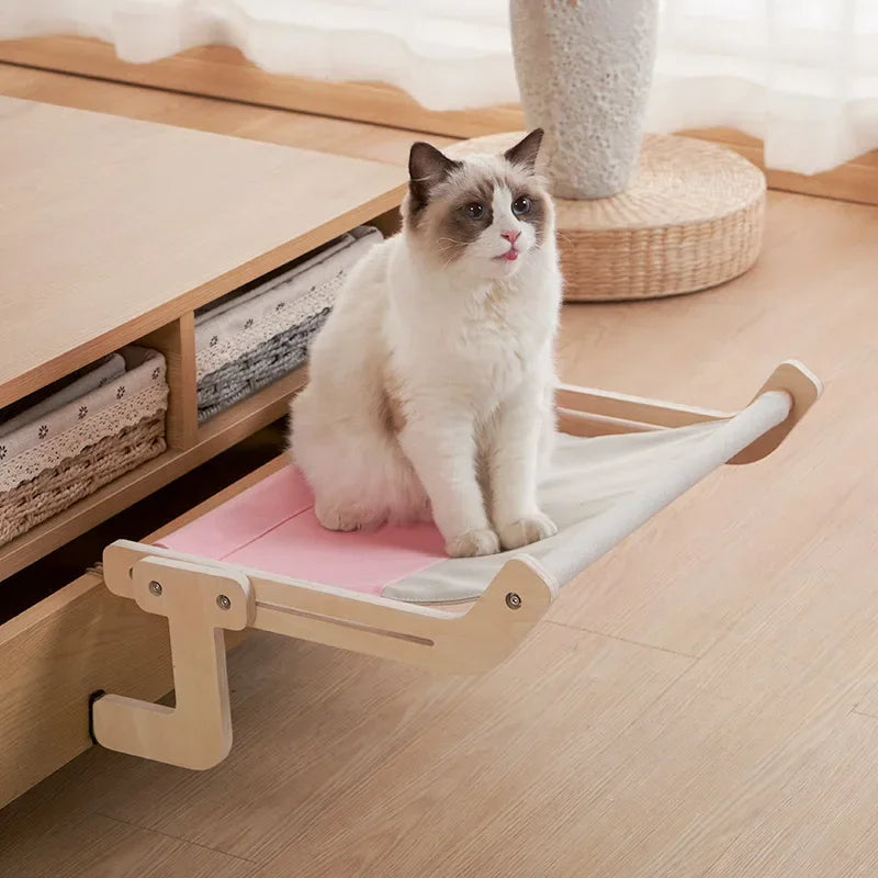 Wooden Cat Hammock Bed | Filindra