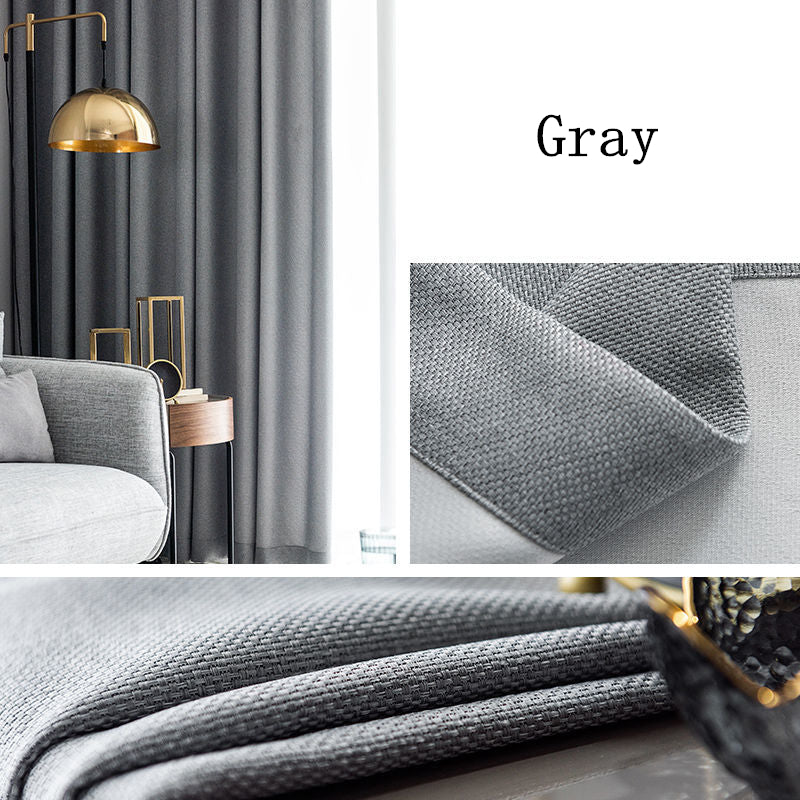 Cortinados opacos de algodão PureShade — Design espesso