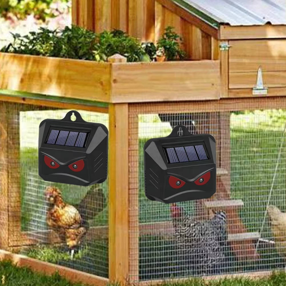 2pcs Solar Powered Ultrasonic Animal Repellent | Filindra