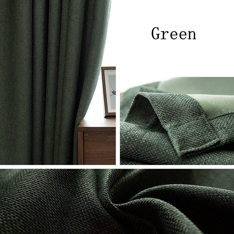 Cortinados opacos de algodão PureShade — Design espesso