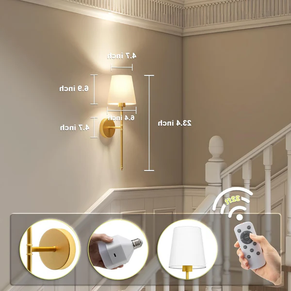 Wireless Wall Sconce | Filindra