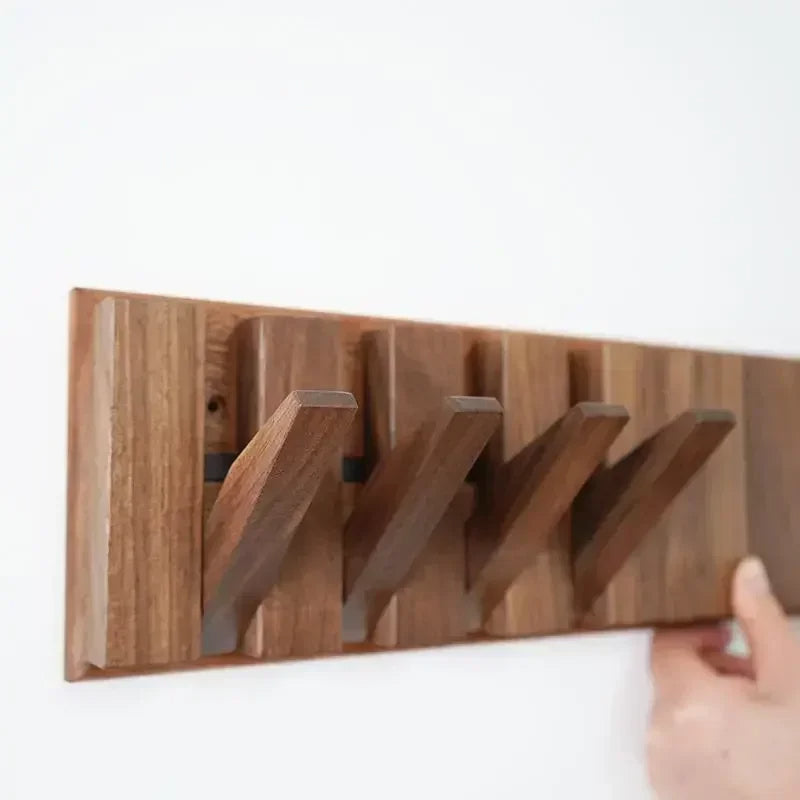 Wooden Wall-Mounted Coat Rack and Coat Hook | Filindra