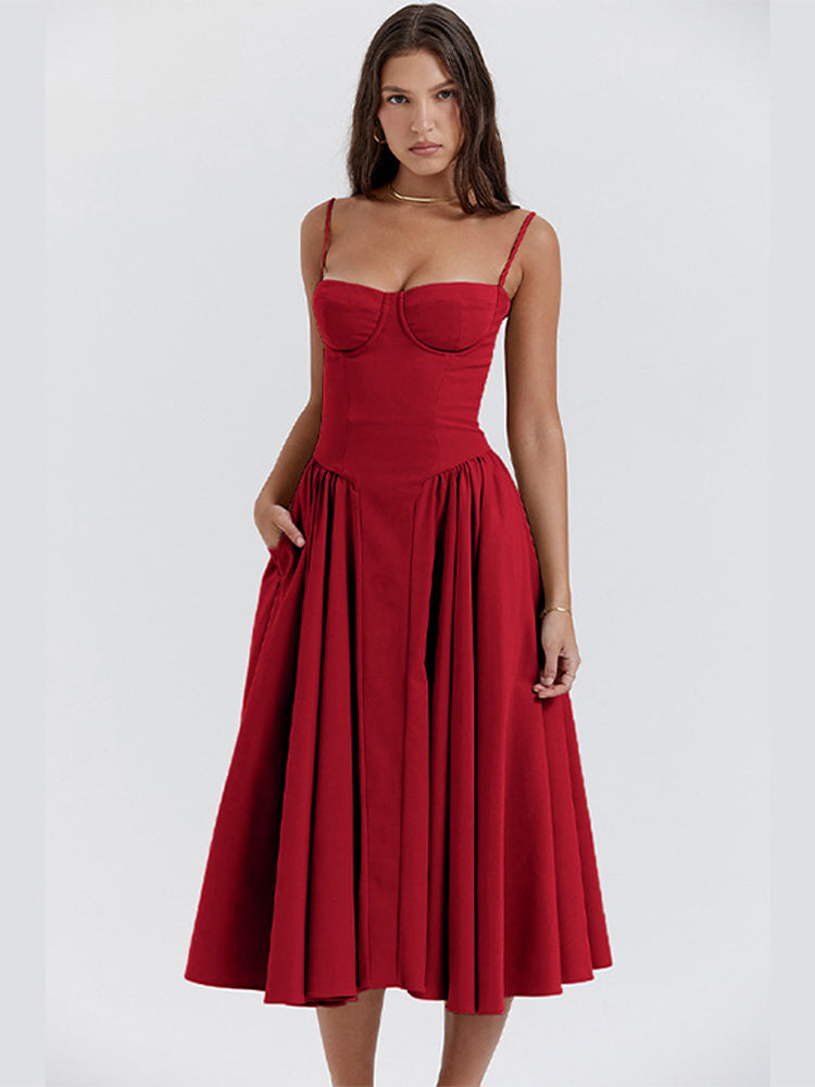 Ashleya korset-sommerkjole — alsidig elegant stil