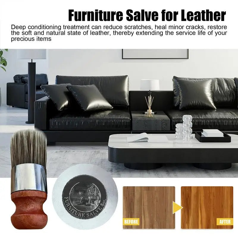 120ml Leather Furniture Salve Set | Filindra