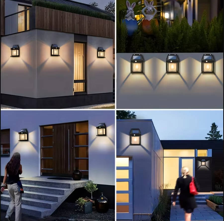 2 Set Solar Wall Lamp Outdoor | Filindra