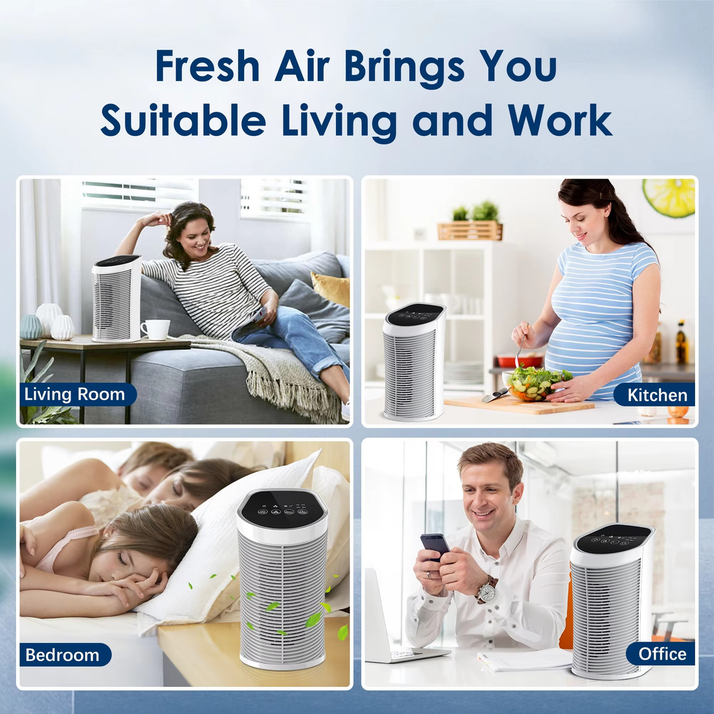 Air Purifier HEPA Filter For Indoor 200 Square - 99.9% Removal | Filindra