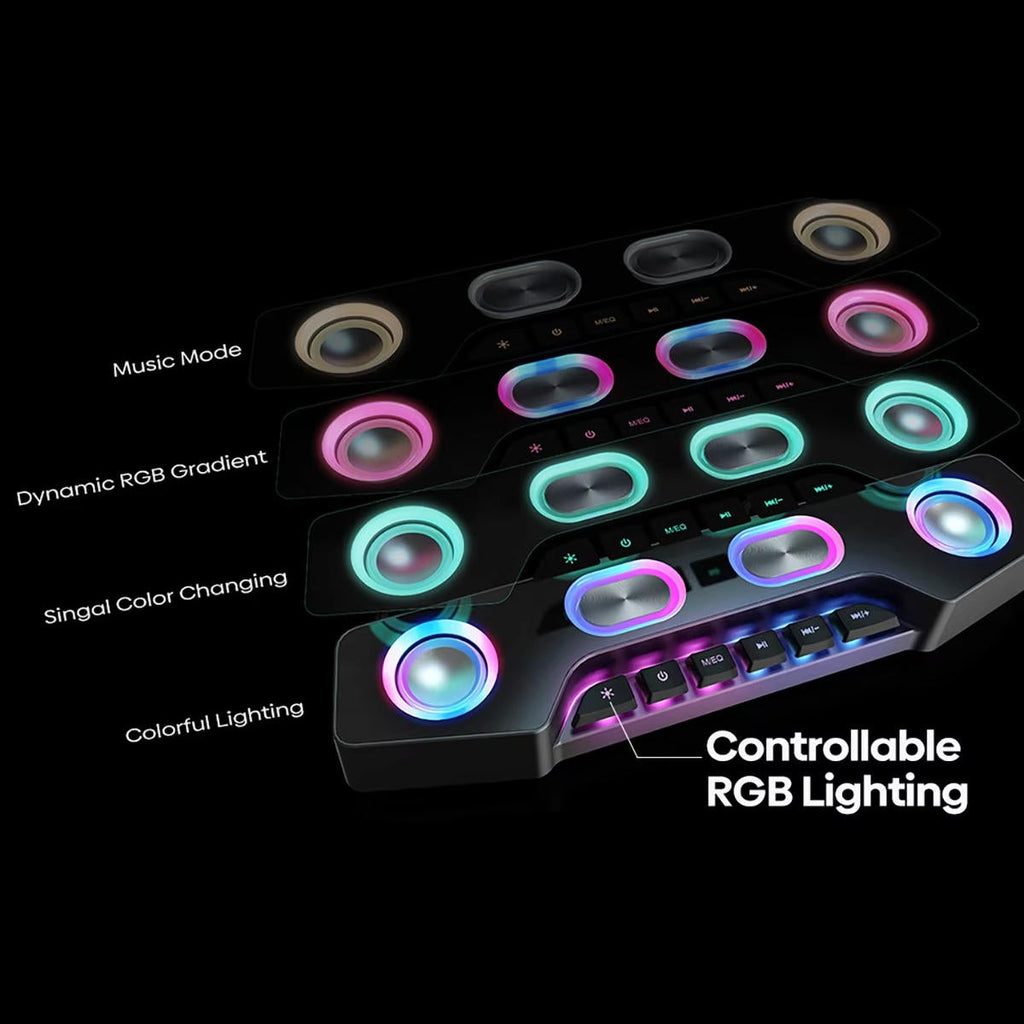 Wireless RGB Computer Speakers | Filindra