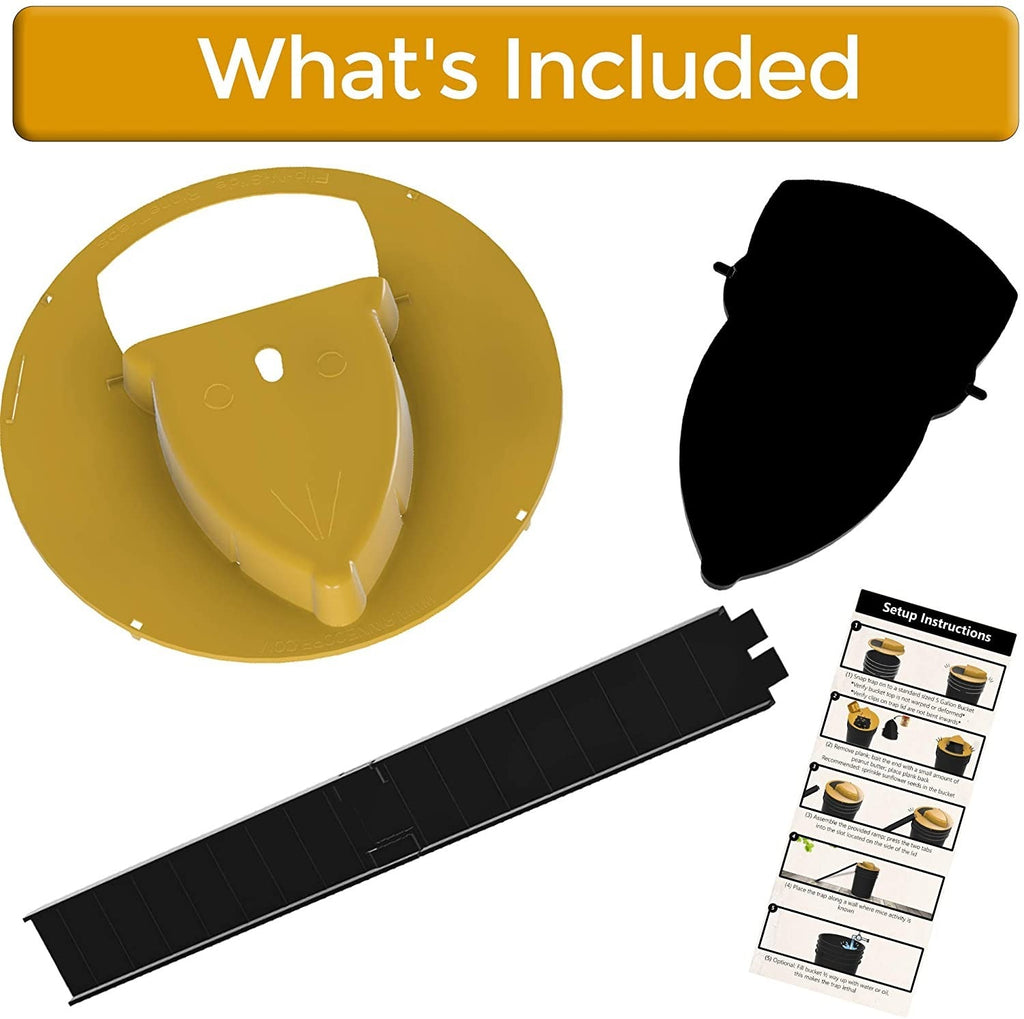 Premium Bucket Lid Mouse Trap | Filindra