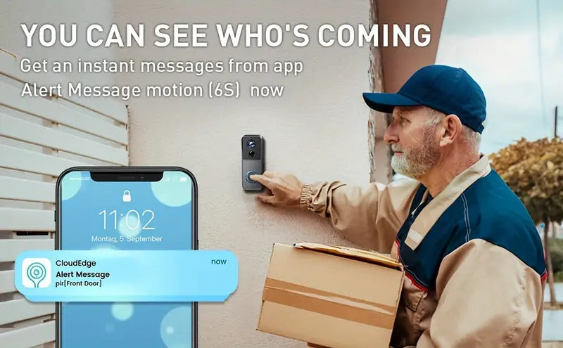 Wireless Wi-Fi Video Doorbell | Filindra