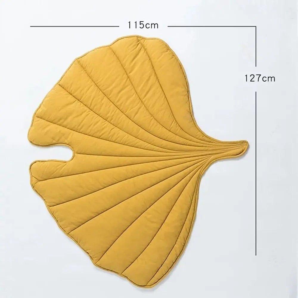 Alfombrilla refrescante con forma de hoja para perros — Diseño transpirable y lavable