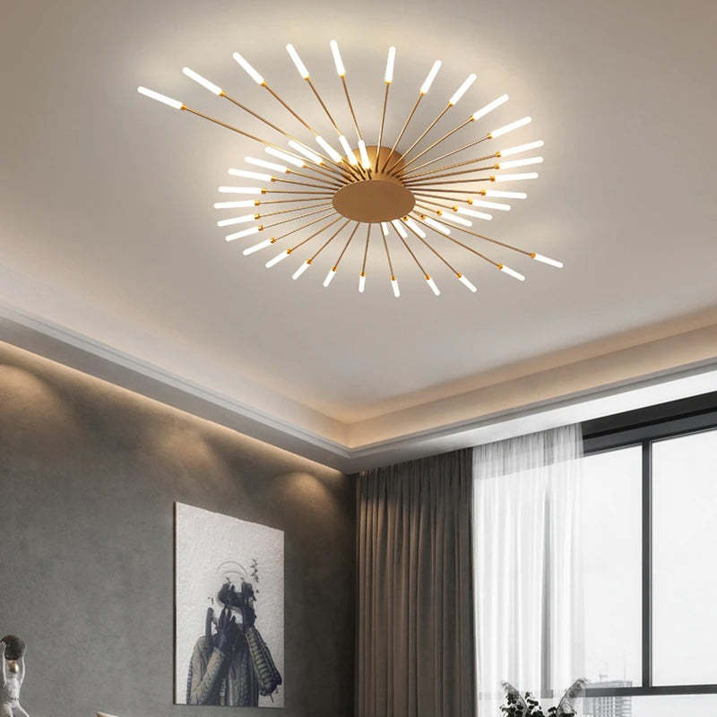 مصباح سقفي عصري Asterra Albina — يغطي غرفًا بمساحة من 10 إلى 15 m²