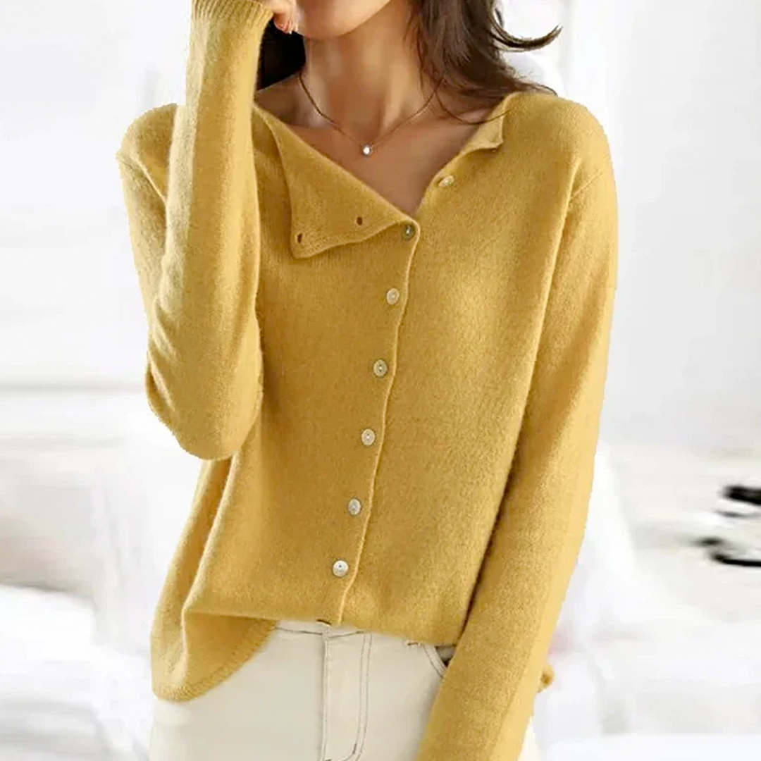 Velice® Strickjacke mit Knopfleiste – kuscheliger Strick zum Überziehen