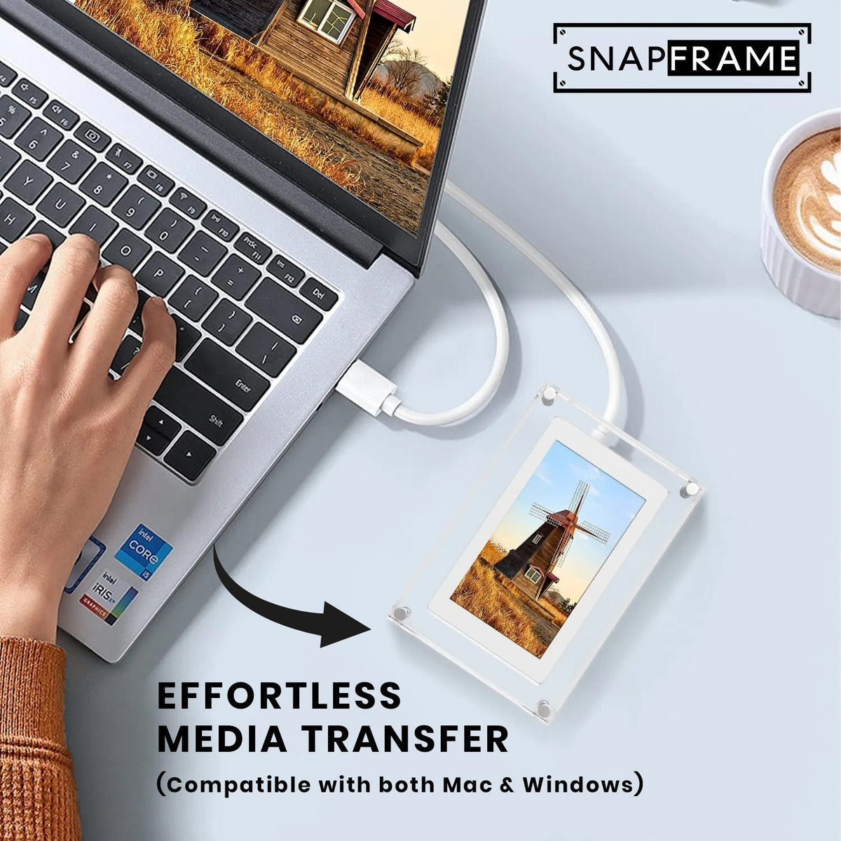 Snap Frame Digital Picture Frame — Instant Memory Display