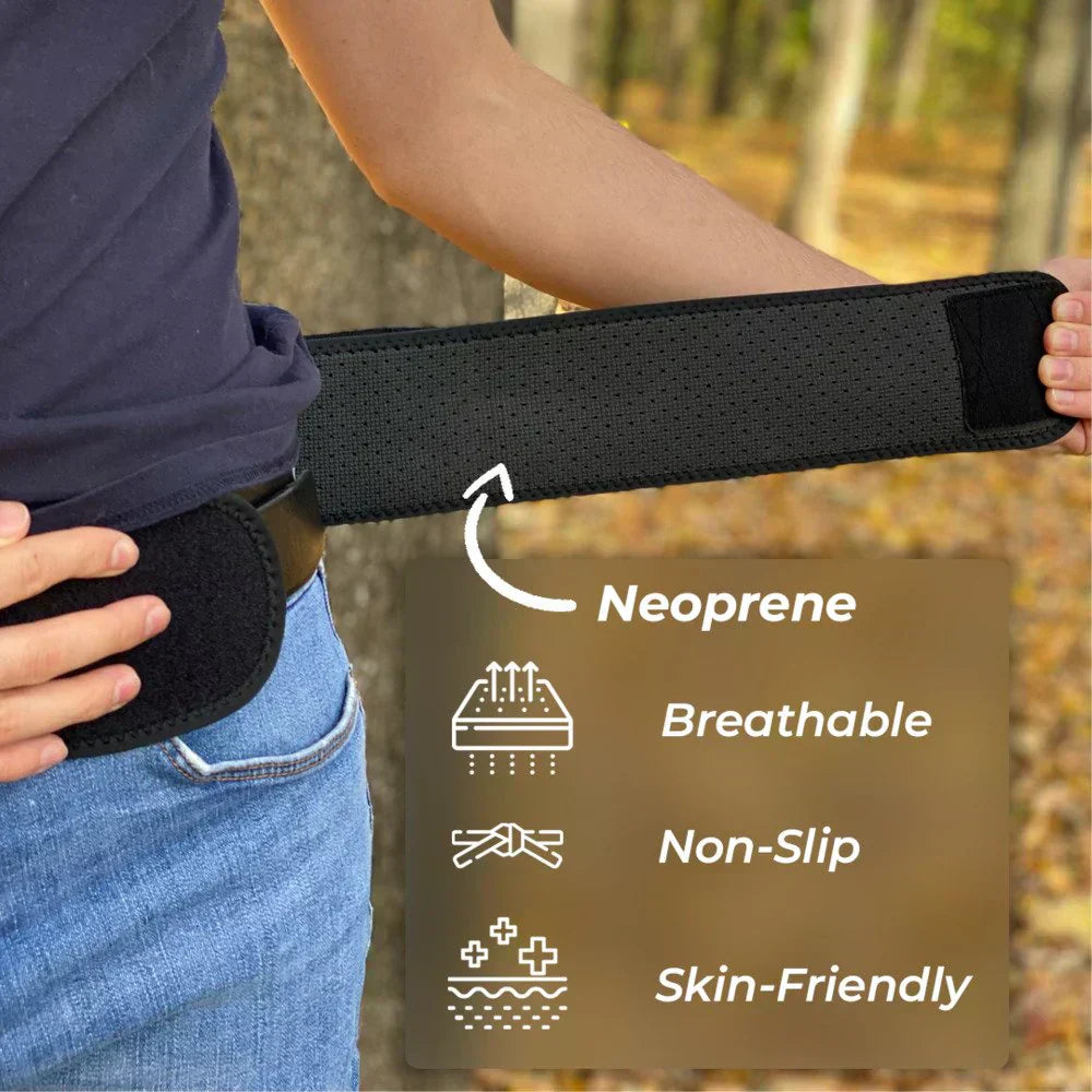 NovaFlex ryggstödande bälte — FDA-godkänd design med riktad kompression